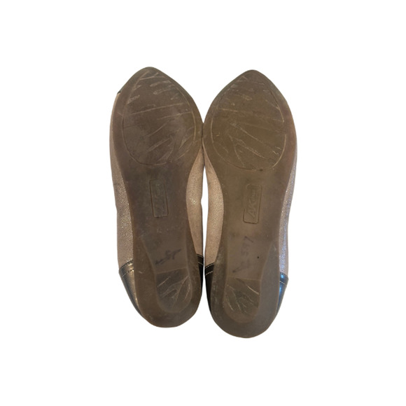 Anne Klein AK Sport AK7OTOBE Flats Ballet Metallic Pewter Women's Size 8.5M - Picture 7 of 8